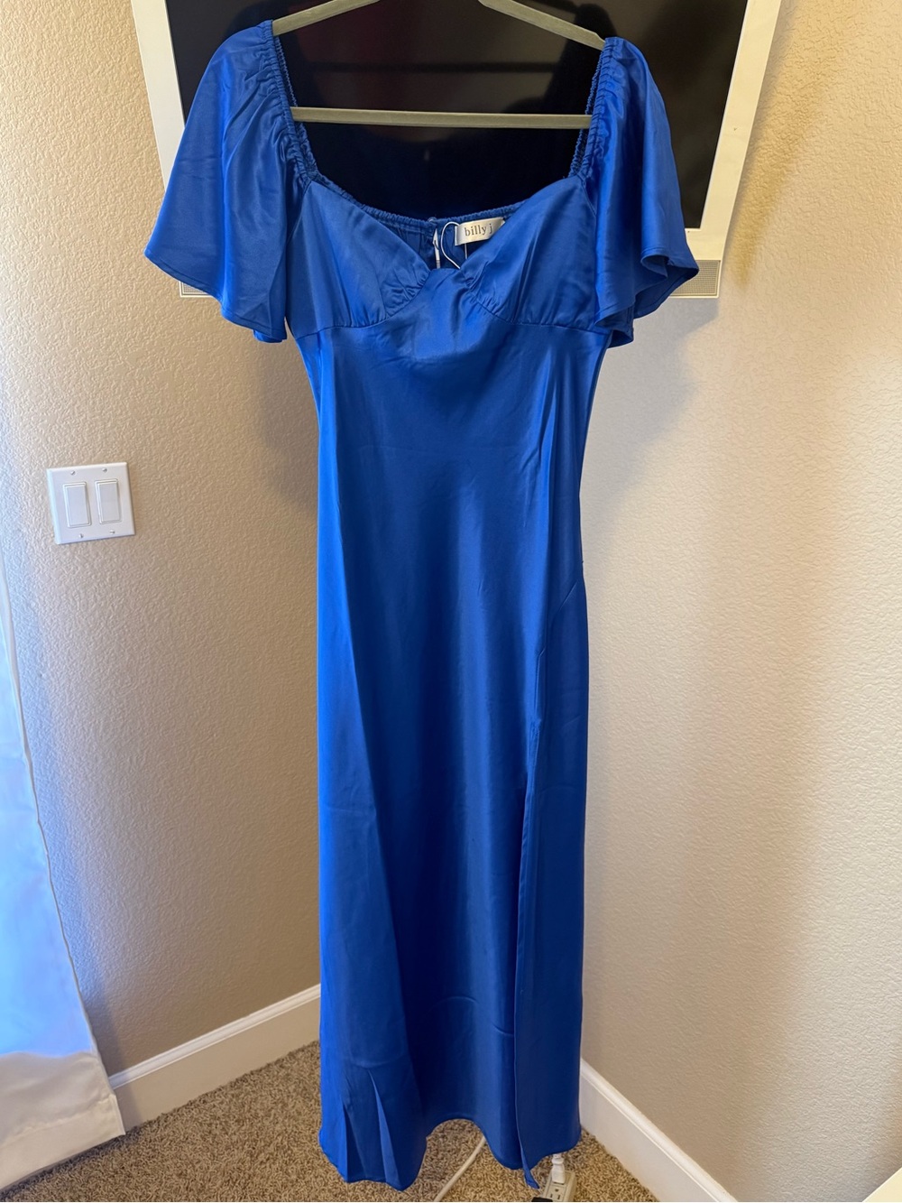 Billy J Louisa Dress in Royal Cobalt Blue. Size 10 AU (6 US). Worn once!
